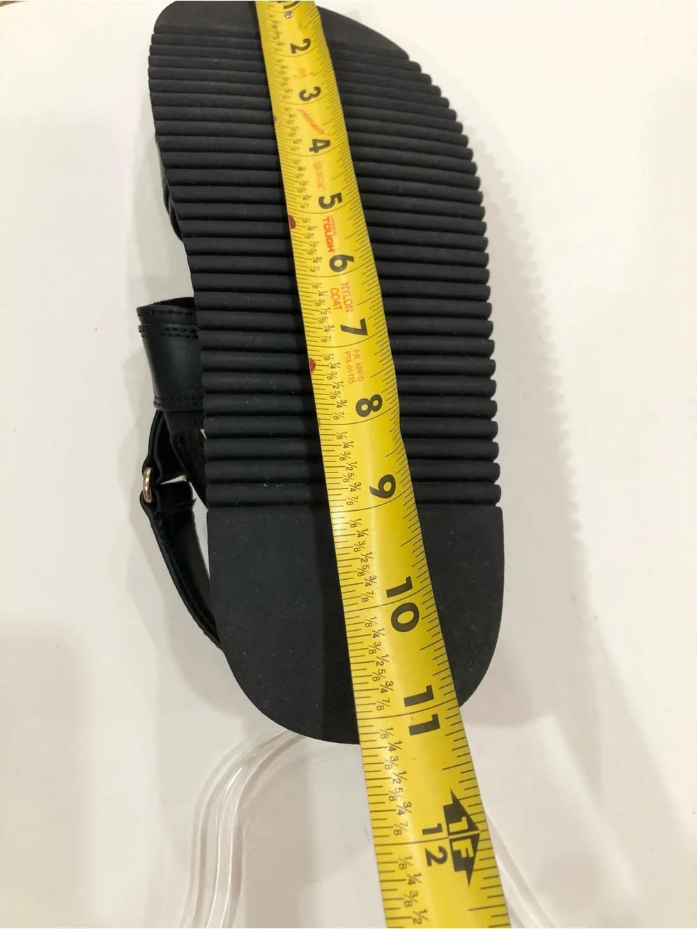 Black Buckle Sandals